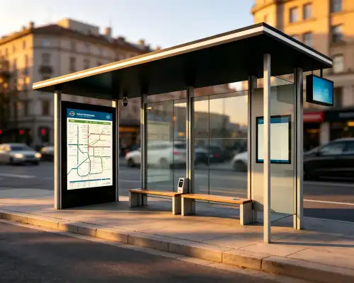 How can outdoor LCD advertising displays be deployed for maximum impact?